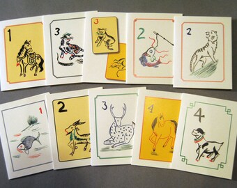 Unusual Animal "Flowers"  Mini Note/Gift Cards
