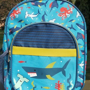 Personalized kids backpack, Monogrammed Daycare bag, Boy&#39;s Backpack, ages 3 to 6, Stephen Joseph