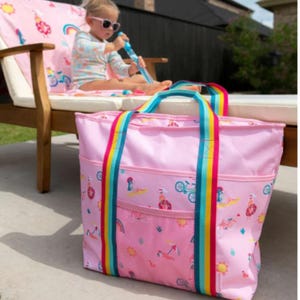Kids Beach beach bag and beach towel, Monogrammed Child&#39;s Beach Tote, Monogrammed Towel, Stephen Joseph,Kid&#39;s Beach Day Set