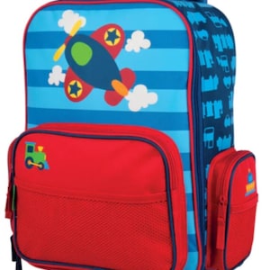 Airplane Print Personalized Kids Rolling Luggage by Stephen Joseph, Gifts for Kids, Travel Bag, Personalized Luggage, child suitcase