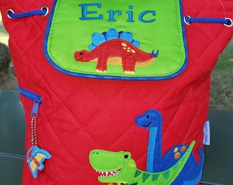Dinosaur Stephen Joseph Toddler Backpack, boy preschool bag, ages 1 to 3