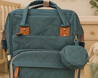 Personalized Diaper Bag Backpack Gift for Mom, Diaper Backpack Baby Girl, Baby Shower Gift, New Mom Gift, Newborn Gift , backpack diaper bag