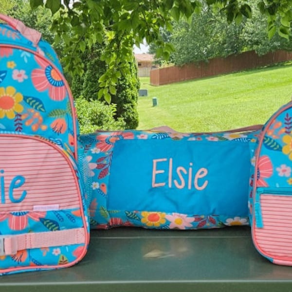 Preschool Backpack and Nap Mat Etsy