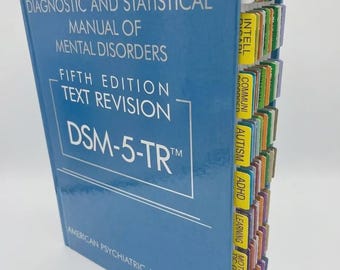 Diagnostic and Statistical Manual of Mental Disorders DSM-5-TR Hardcover 5th Edition Text Revision