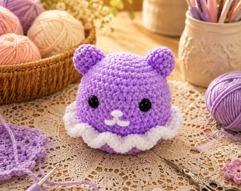 Squishy Plush Crochet Pattern | Cute Amigurumi PDF | Easy Beginner  | Plush Toy  | Instant Digital Download