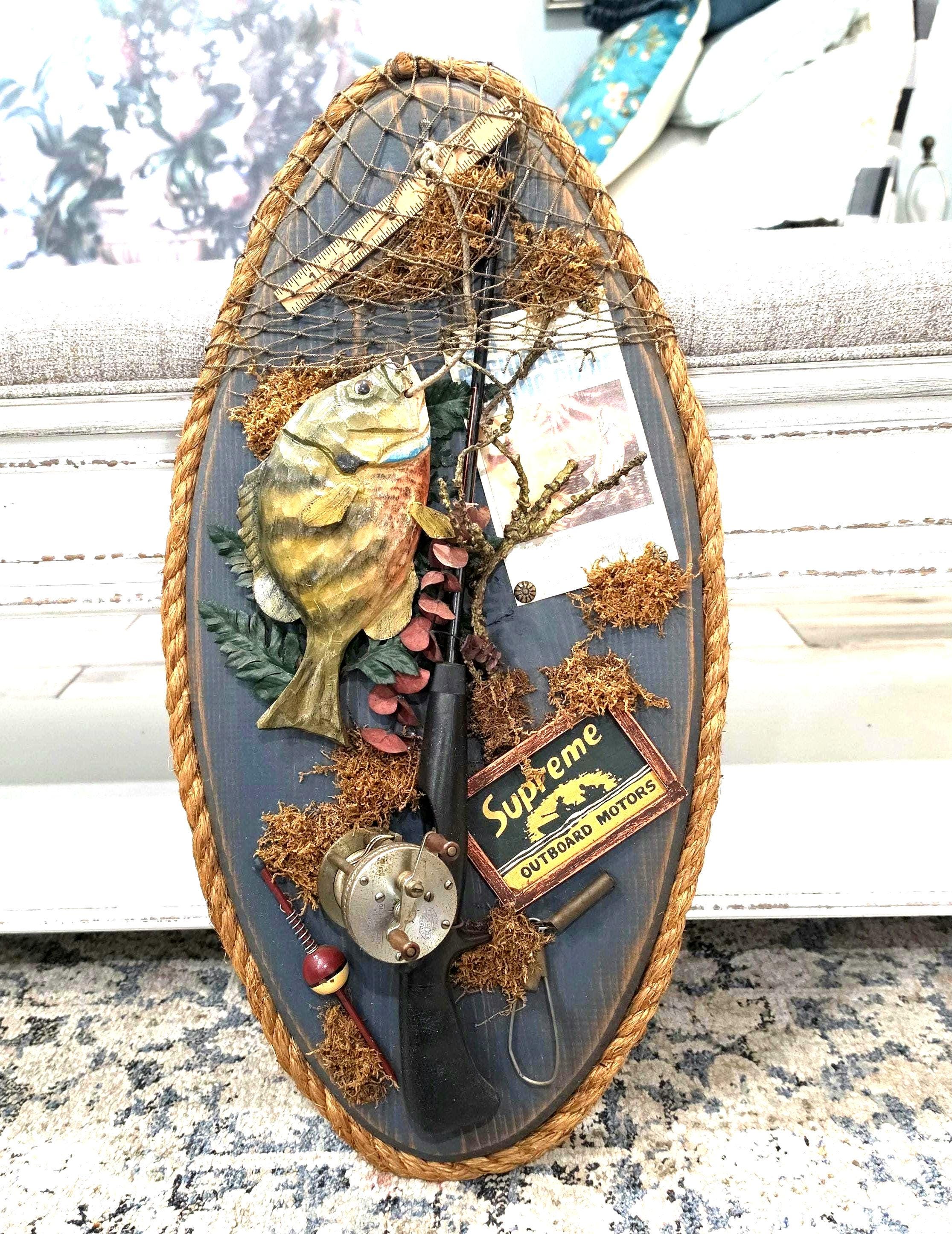Shadow Box With Fishing Rod - Etsy