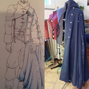 MADE TO ORDER Musketeers cloak, Musketeers cape for Larp and Renaissance festivals