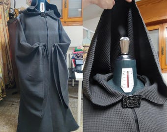 MADE TO ORDER Emperor Palpatine's darth Sidious black Sith robe replica