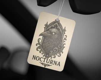 Deodorante per auto Mystical Raven: profumo Nocturna, arredamento gotico per la casa