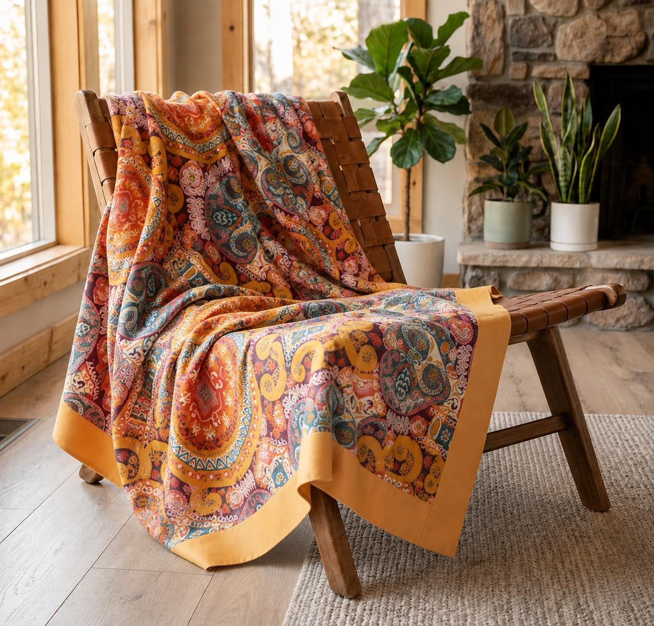 Bunt kuscheldecke