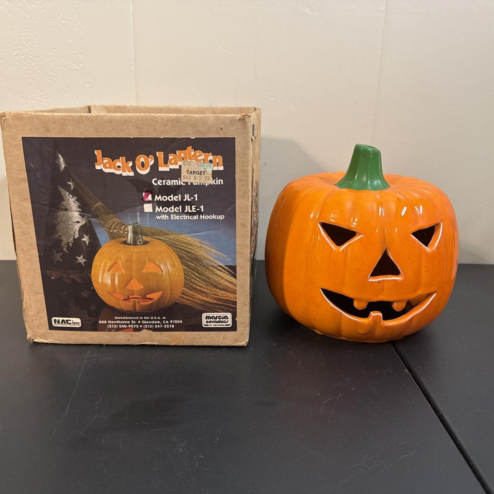 Ceramic Vintage Jack O Lantern - Etsy