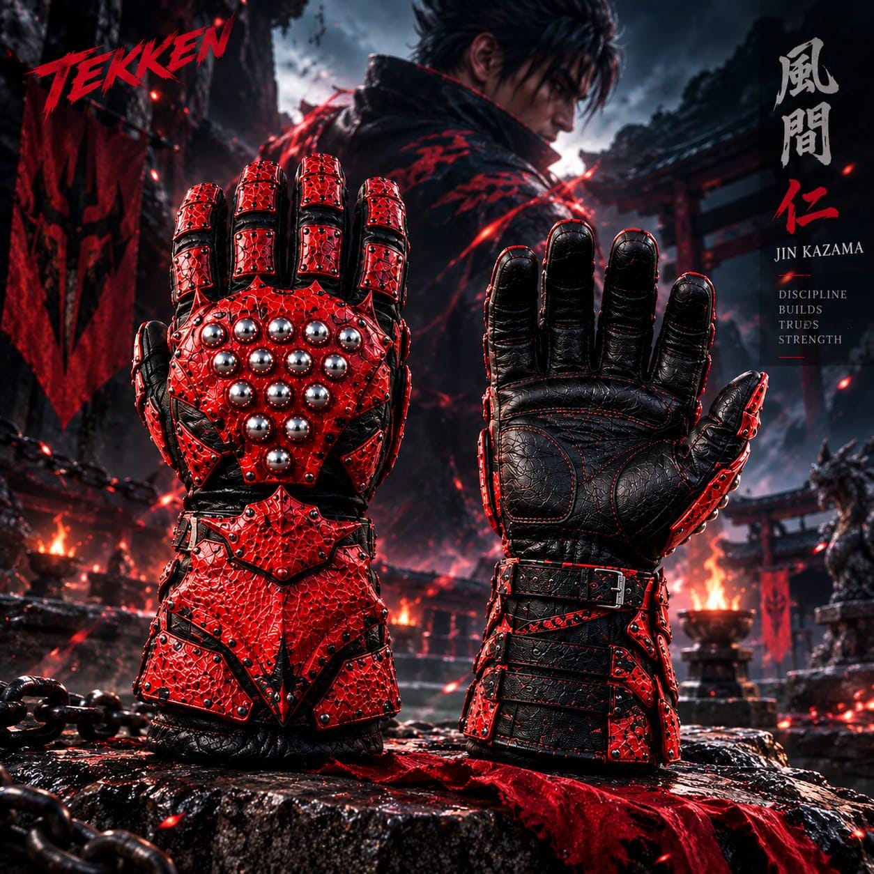 Tekken Gloves - Etsy