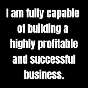 15 Printable Affirmation Cards for Entrepreneurs, Mindset Deck PDF