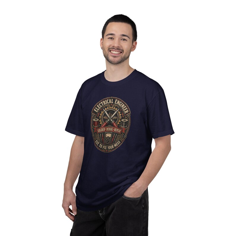 Electrical Engineer Solder Debug Repeat Shirt, Vintage Comfort Colors Tee image 17