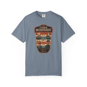 Code Archaeologist Software Engineer Shirt, Legacy Code Strata T-Shirt, Funny Senior Developer Tee, Programmer Gift image 6