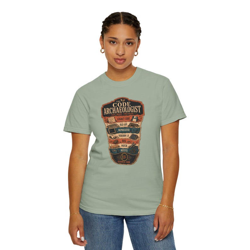 Code Archaeologist Software Engineer Shirt, Legacy Code Strata T-Shirt, Funny Senior Developer Tee, Programmer Gift image 12