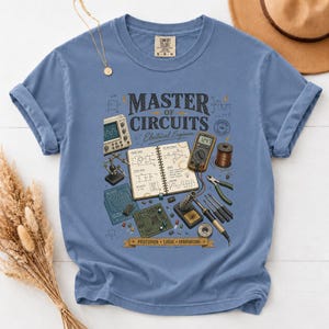 Master of Circuits Electrical Engineer Shirt, Circuit Board Engineer Tee, Electrical Engineering Gift, Electronics Engineer T-Shirt, STEM