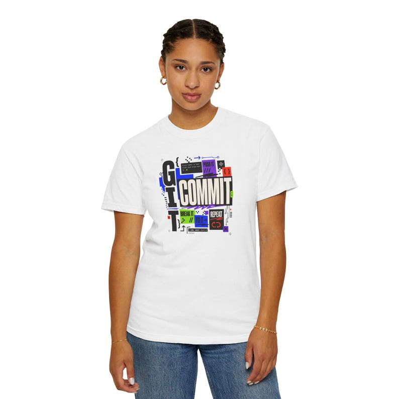 Git Commit Shirt, Software Engineer Tee, Programmer Shirt, Developer Gift, Coding Shirt, Tech Gift image 9