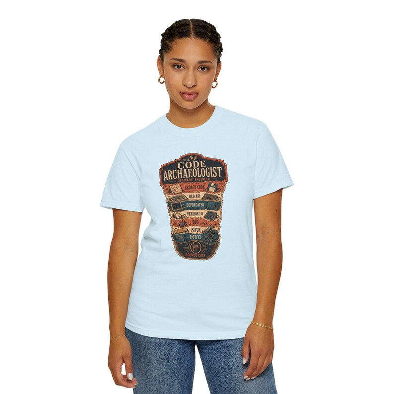 Code Archaeologist Software Engineer Shirt, Legacy Code Strata T-Shirt, Funny Senior Developer Tee, Programmer Gift image 13