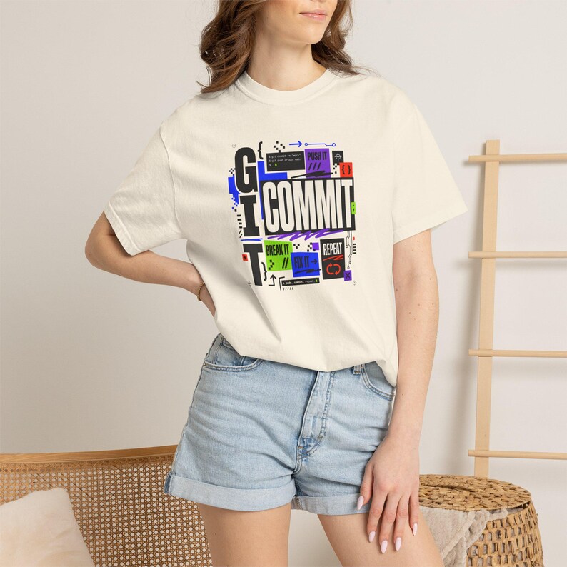 Git Commit Shirt, Software Engineer Tee, Programmer Shirt, Developer Gift, Coding Shirt, Tech Gift image 18