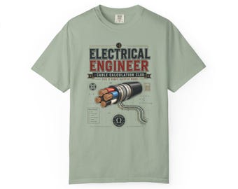 Club de cálculo de cables: dimensiona correctamente y duerme tranquilo por la noche. Regalo para ingenieros de sistemas de energía. Regalo de graduación para estudiantes de ingeniería eléctrica. Técnico en dimensionamiento de cables.