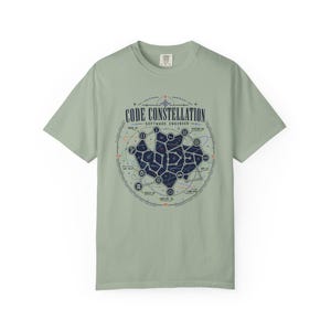 Kodkonstellation Mjukvaruingenjör T-shirt, astronomikodning T-shirt, rymdprogrammerare T-shirt, teknikgåva för utvecklare bild 3