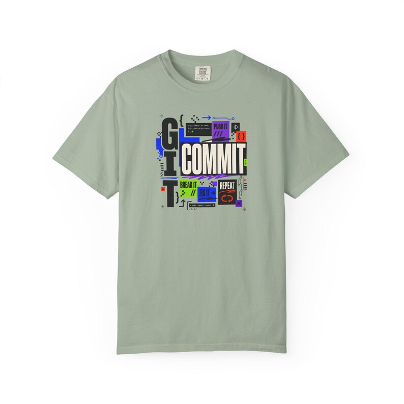 Git Commit Shirt, Software Engineer Tee, Programmer Shirt, Developer Gift, Coding Shirt, Tech Gift image 4