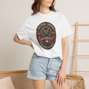 Electrical Engineer Solder Debug Repeat Shirt, Vintage Comfort Colors Tee image 2