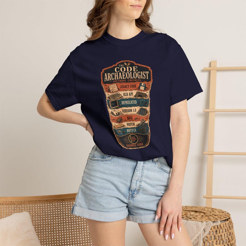 Code Archaeologist Software Engineer Shirt, Legacy Code Strata T-Shirt, Funny Senior Developer Tee, Programmer Gift image 19