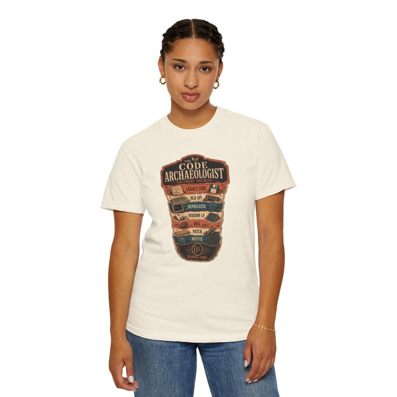 Code Archaeologist Software Engineer Shirt, Legacy Code Strata T-Shirt, Funny Senior Developer Tee, Programmer Gift image 10