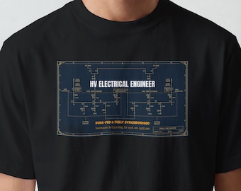 T-shirt schéma électrique haute tension | T-shirt schéma de circuit