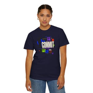 Git Commit Shirt, Software Engineer Tee, Programmer Shirt, Developer Gift, Coding Shirt, Tech Gift image 15