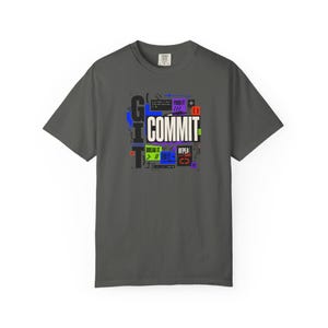 Git Commit Shirt, Software Engineer Tee, Programmer Shirt, Developer Gift, Coding Shirt, Tech Gift image 3