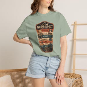 Code Archaeologist Software Engineer Shirt, Legacy Code Strata T-Shirt, Funny Senior Developer Tee, Programmer Gift image 18