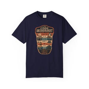 Code Archaeologist Software Engineer Shirt, Legacy Code Strata T-Shirt, Funny Senior Developer Tee, Programmer Gift image 7