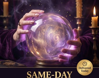 Leitura Psíquica no Mesmo Dia (PDF) • Orientação de Tarot para Amor, Carreira e Caminho de Vida