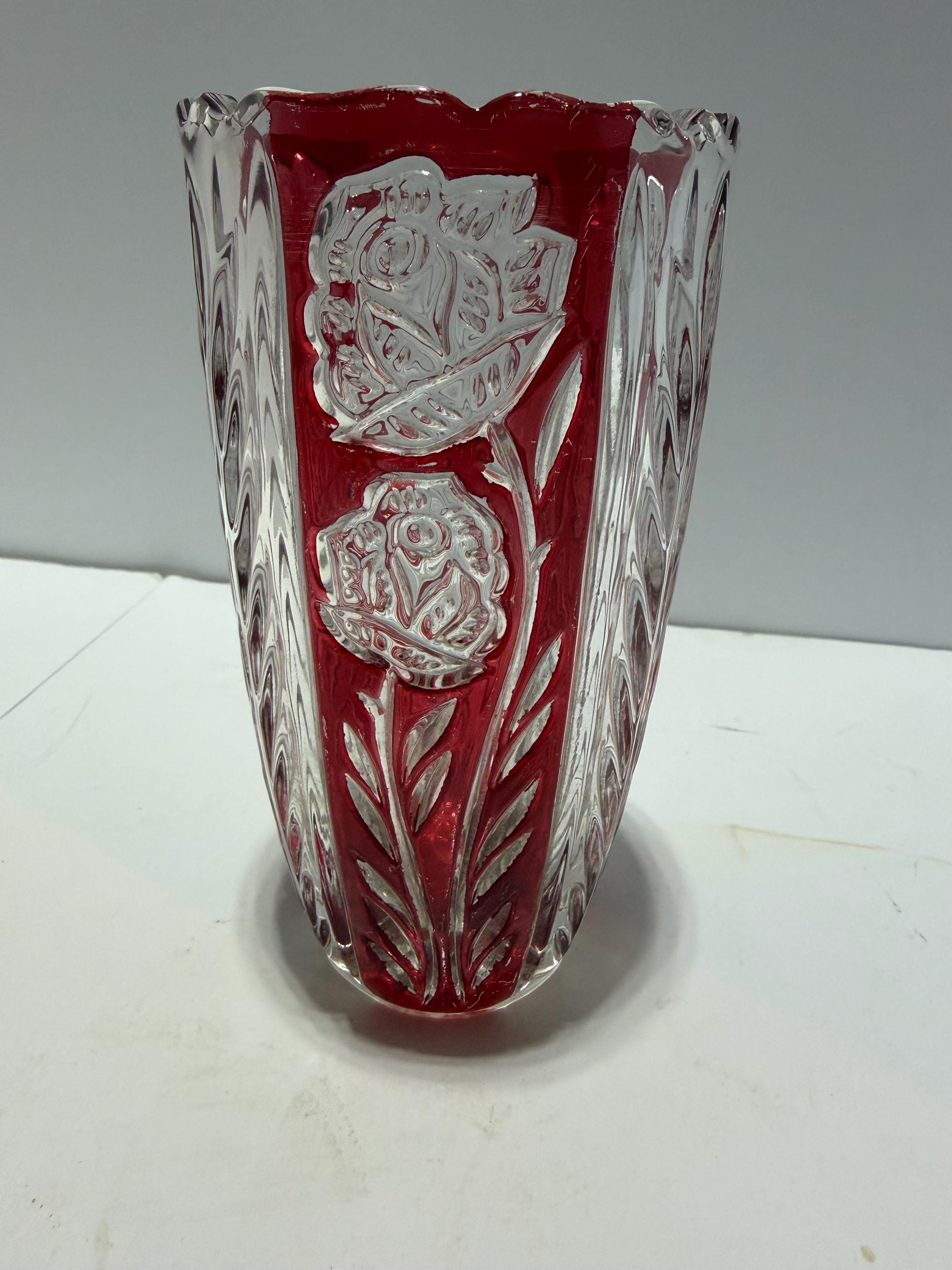 Anna Hutte Bleikristall Vase - Etsy