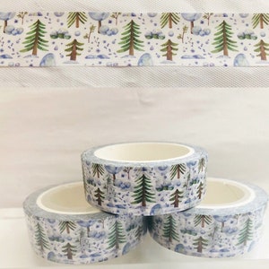 Winter Forest Washi Tape