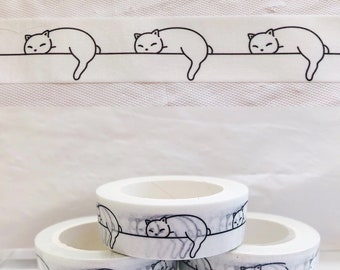 Border Cat Washi Tape