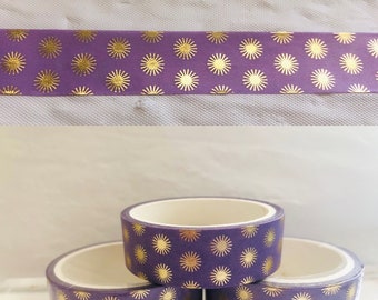 Gold Foil Sunburst Washi Tape