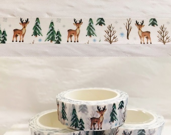 Reindeer Forest Washi Tape