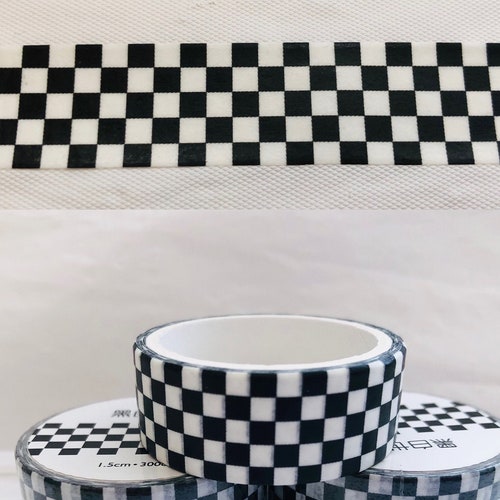 City Washi Tape House Japanese Masking Tape/ Black Wide Deco Etsy