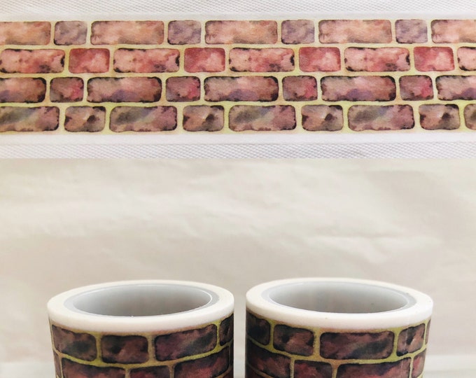Brick Washi Tape Etsy
