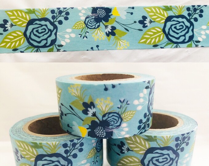 Blue Rose Bouquets Washi Tape Etsy