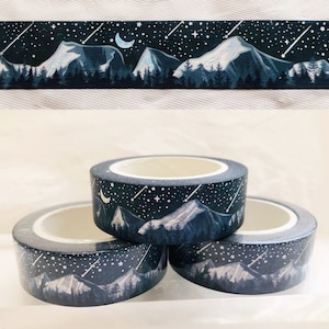 Silberfolie Meteorschauer Washi Tape