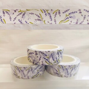 Cinta washi de color lavanda