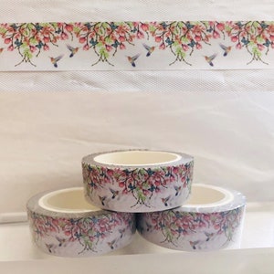 Kolibri Blüten Borte Washi Tape
