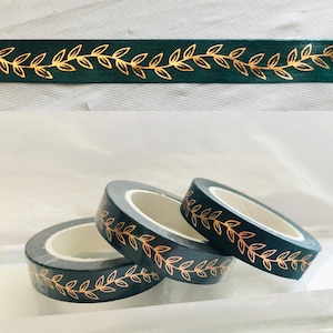 Washi-tape met roségouden wijnstok