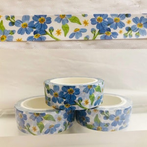 Blue Blossom Washi Tape