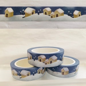 Snowy Cabins Washi Tape